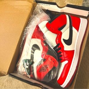 Air Jordan’s size 8.5 men, 9.5 women, 42 European.
